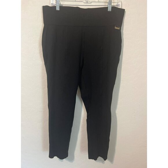 Calvin Klein Elastic Waist Pull On Pants Sz 0X - Picture 1 of 9